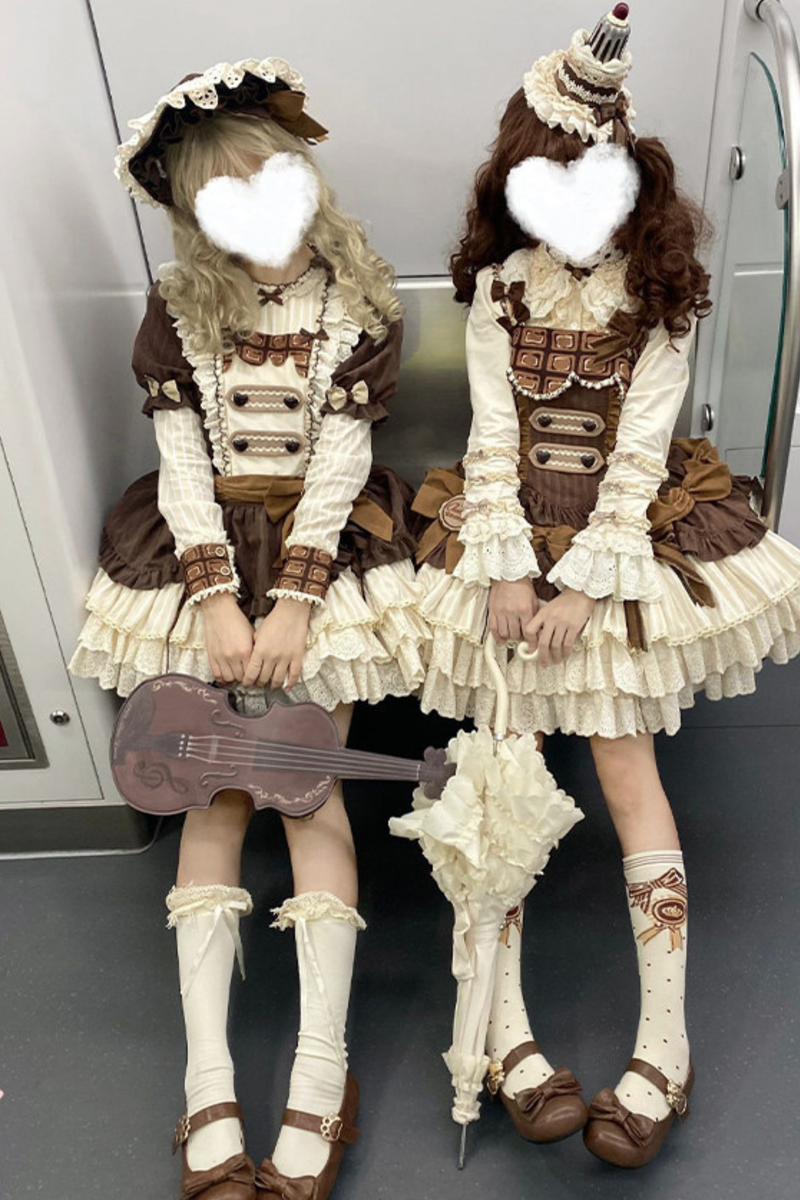 Hazel Doll Lolita Dress + Jumper Skirt + Bonnet + Hat + Necklace