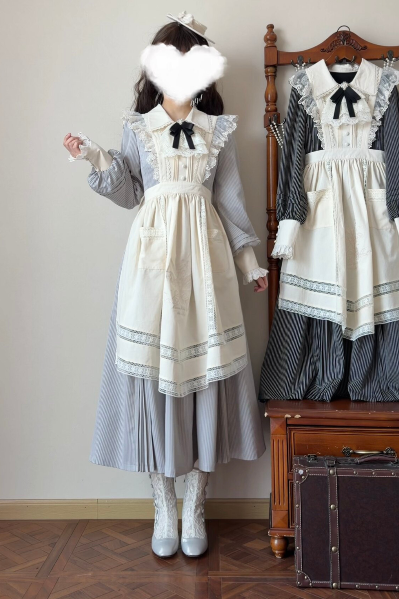 Retro Lolita Dress + Apron