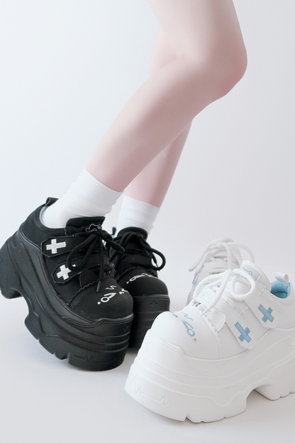 [angel Style] Subculture Cross Platform Shoes