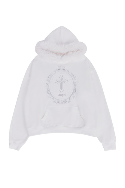 Fur Hood Loose Top