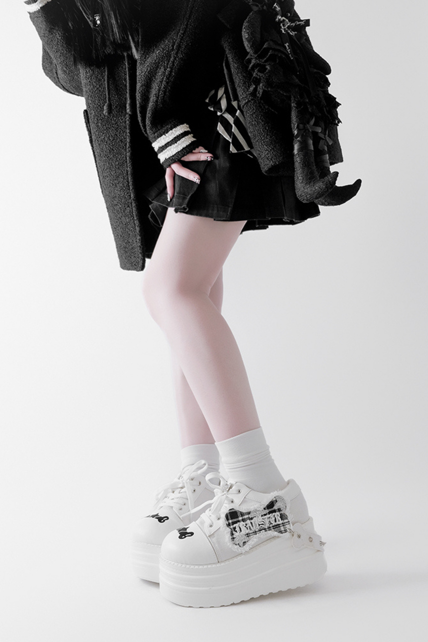 Rock and Roll Subculture Platform Sneakers