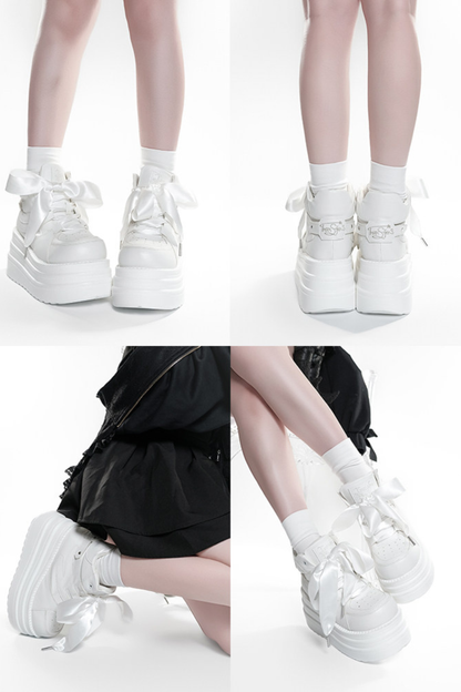 Wing Shaped Platform Shoes