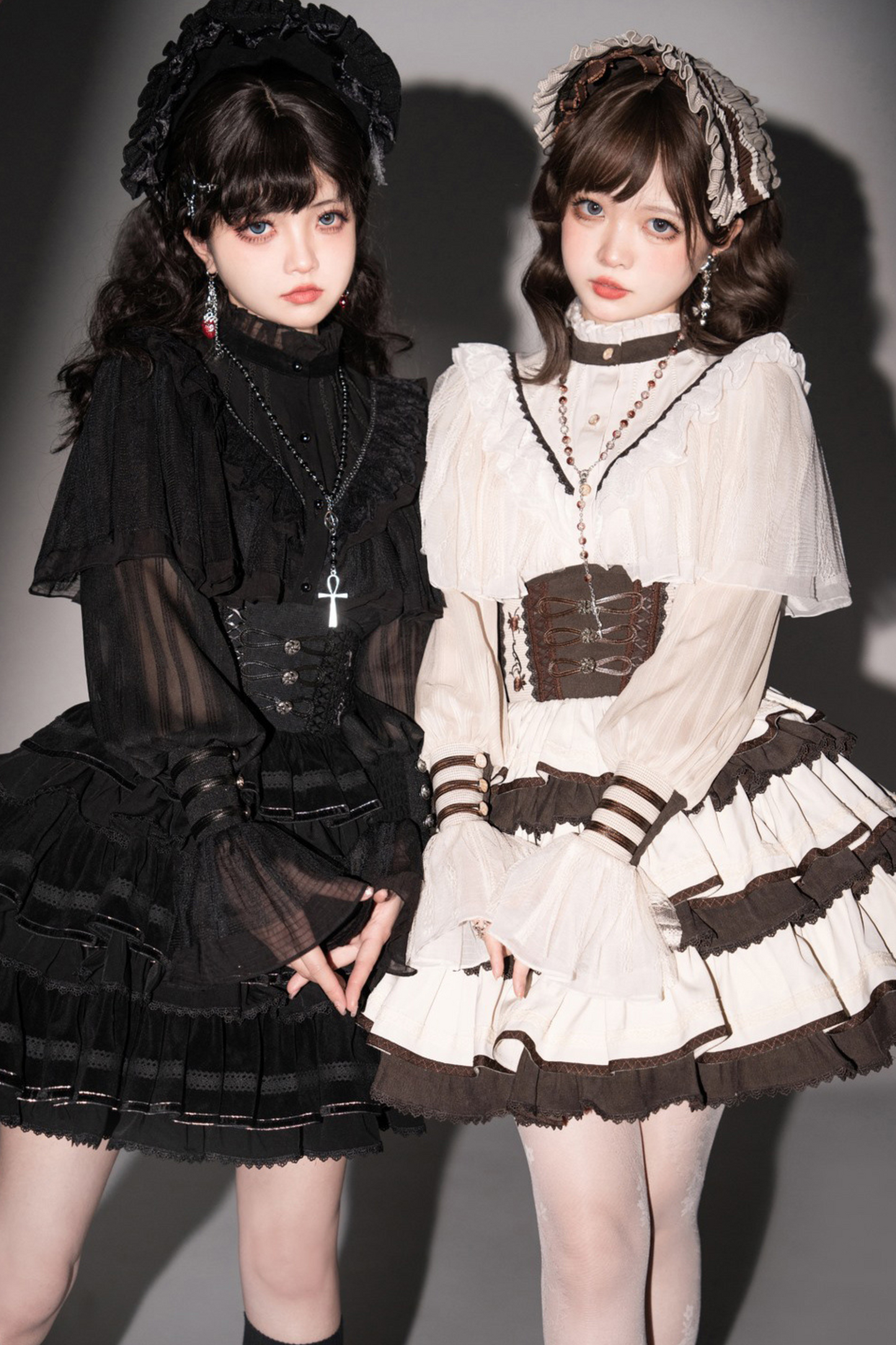 [pre-order] Lolita Shirt + Fishbone Corset Skirt