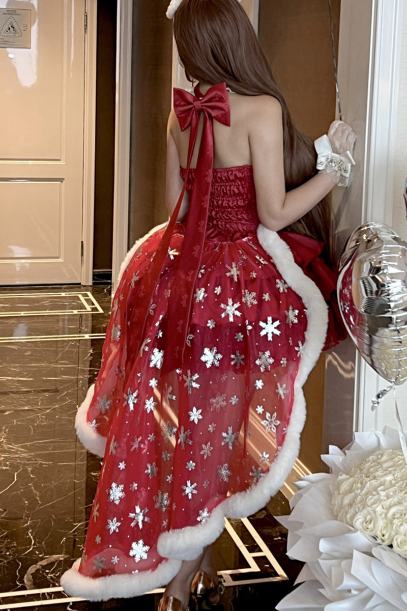 Holiday Lover Princess Dress + Snow Tail + Bell