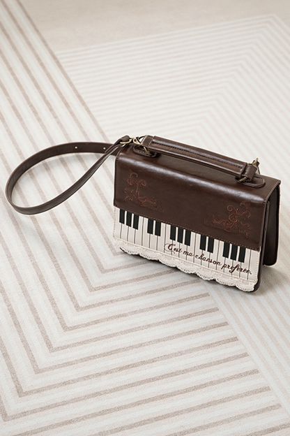 Literary Piano Shoulder Bag