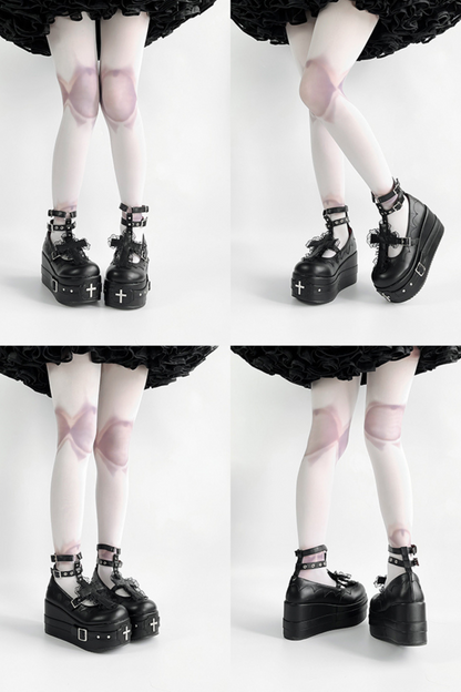 Gothic Cross Lolita Shoes