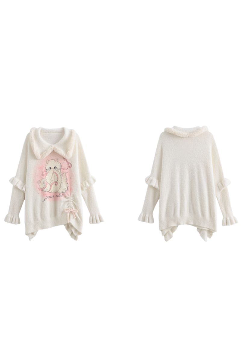 Sweet Cat Knit Sweater