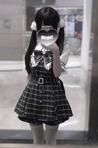 [pre-order] Dark Sweet Sailor Top + Ruffled Shorts