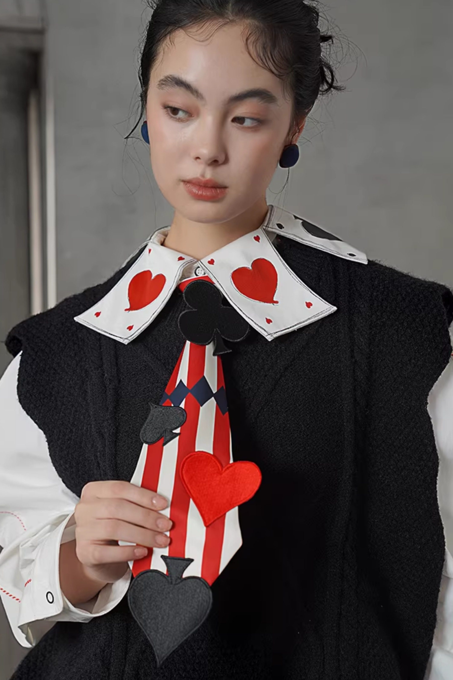 Playing Card Fantasy Color Blouse