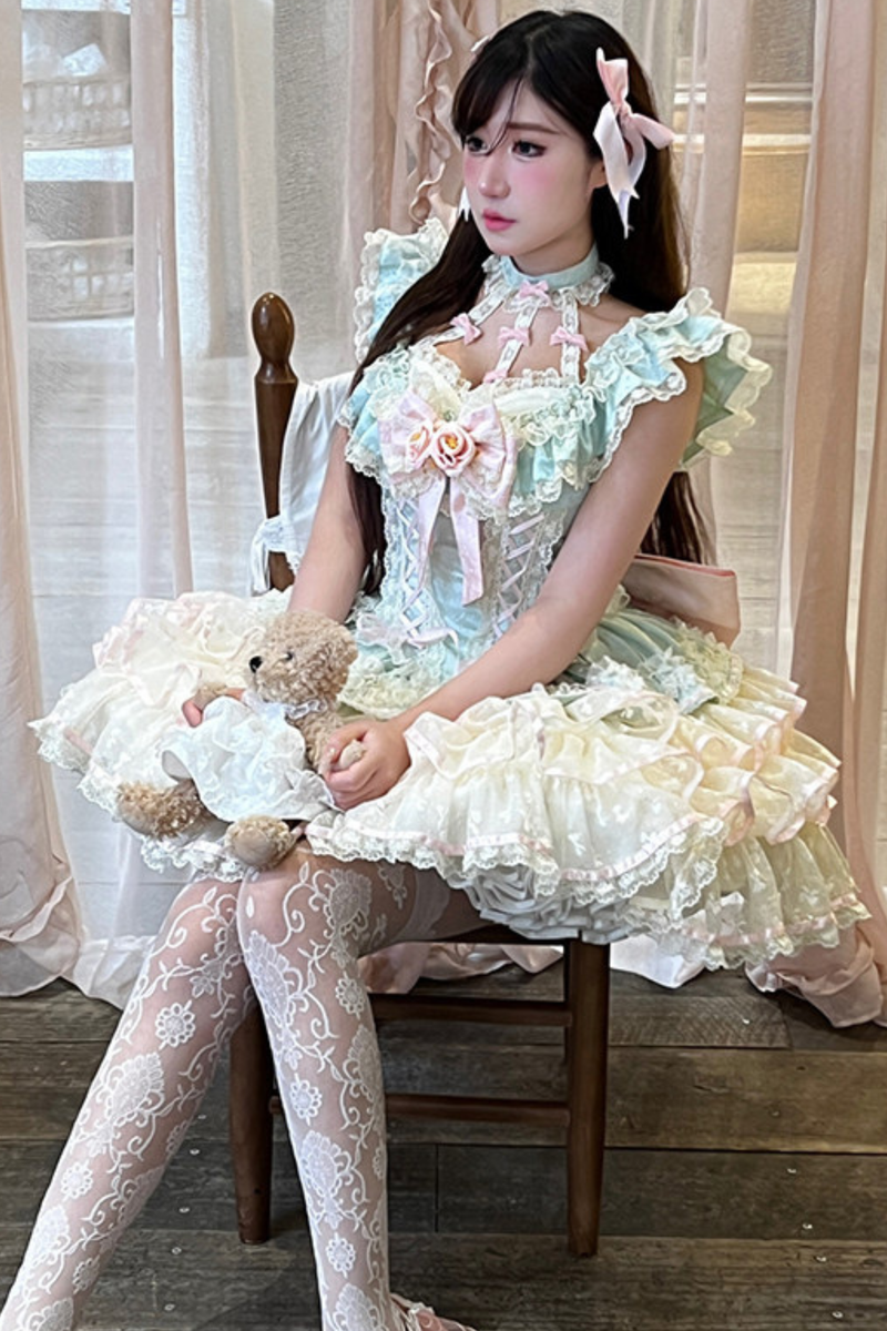 Rose Lace Fairy Dress