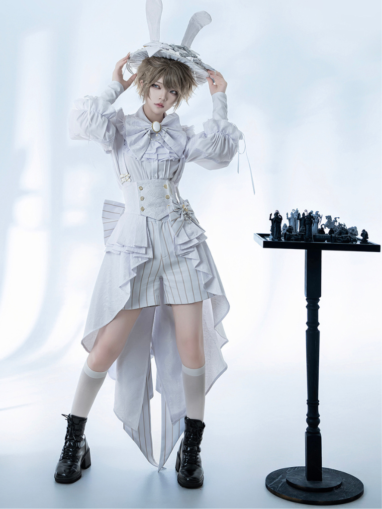 White Moon Rabbit Prince Set