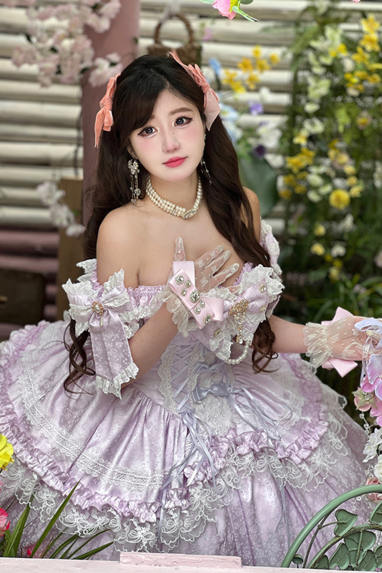 Off-shoulder Sweet Clara Lolita Dress