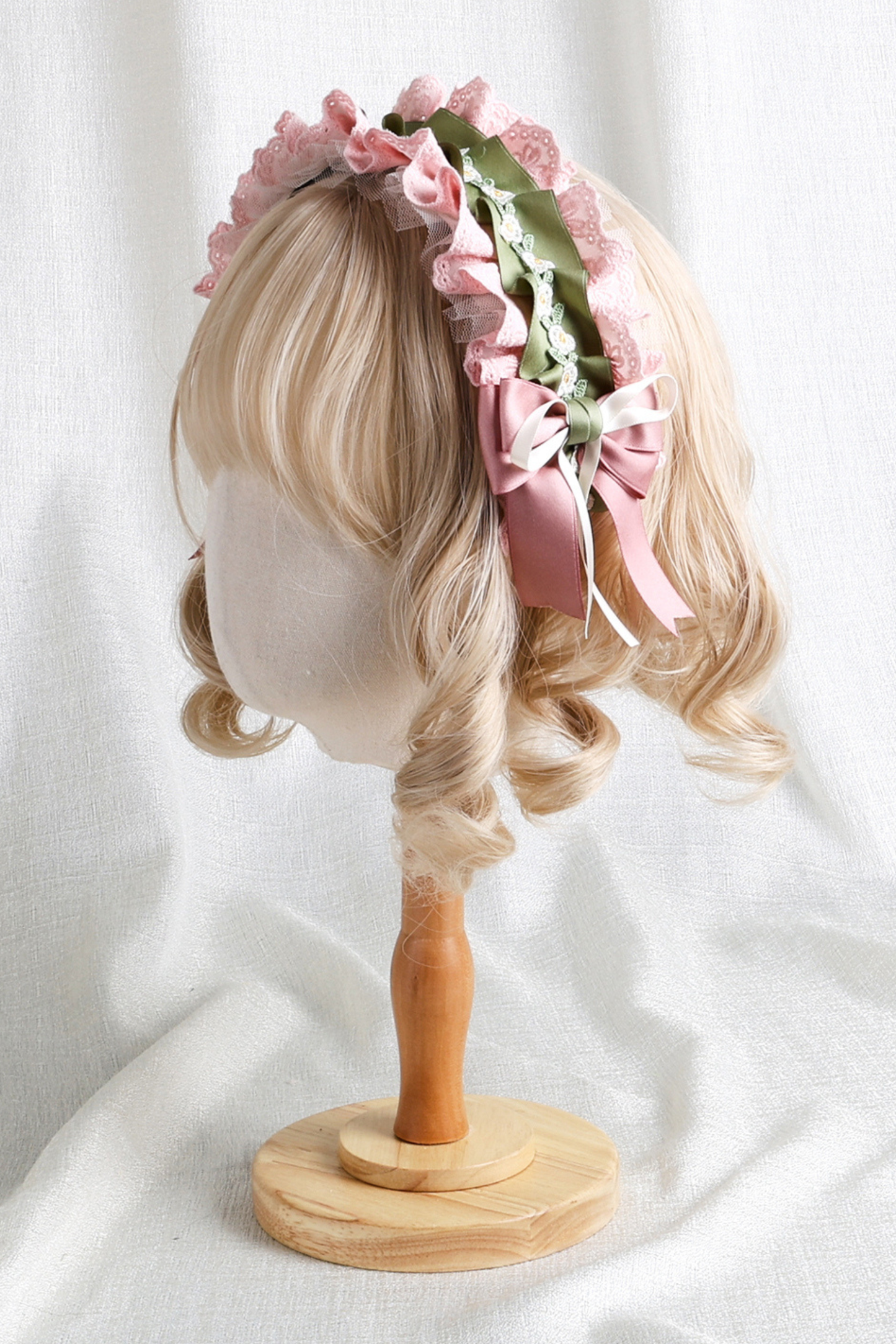 Country Bouquet Lolita Hood + Flat Hat + Clip Hat + Hair Band