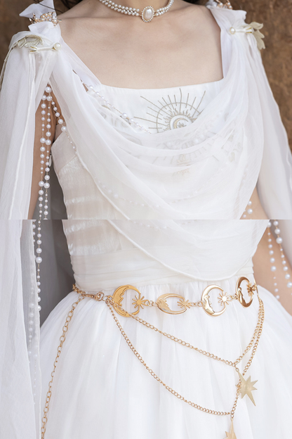 Fairy Classical Lolita Camisole Dress + Hooded Cape