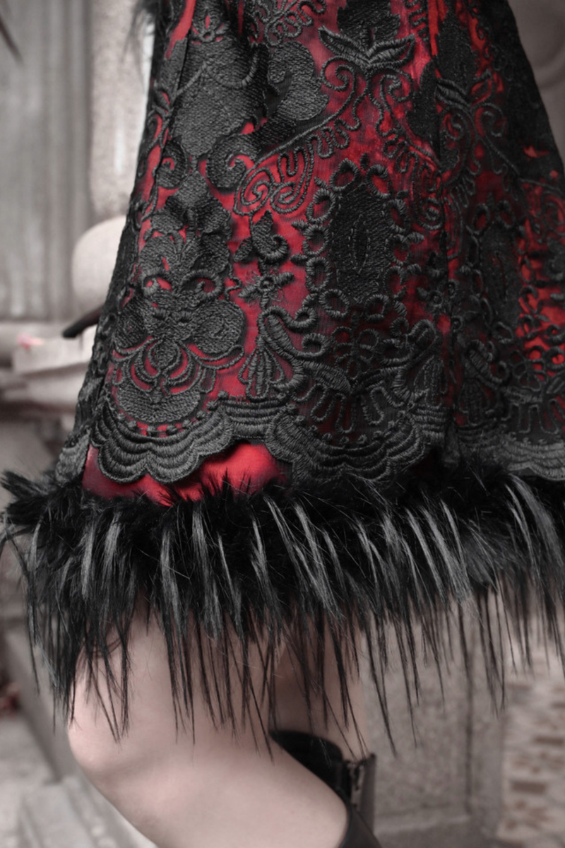 Dark Gothic Slim Slip Dress