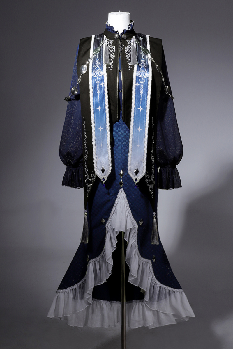 Court Style Dark New Chinese-style Mermaid Set