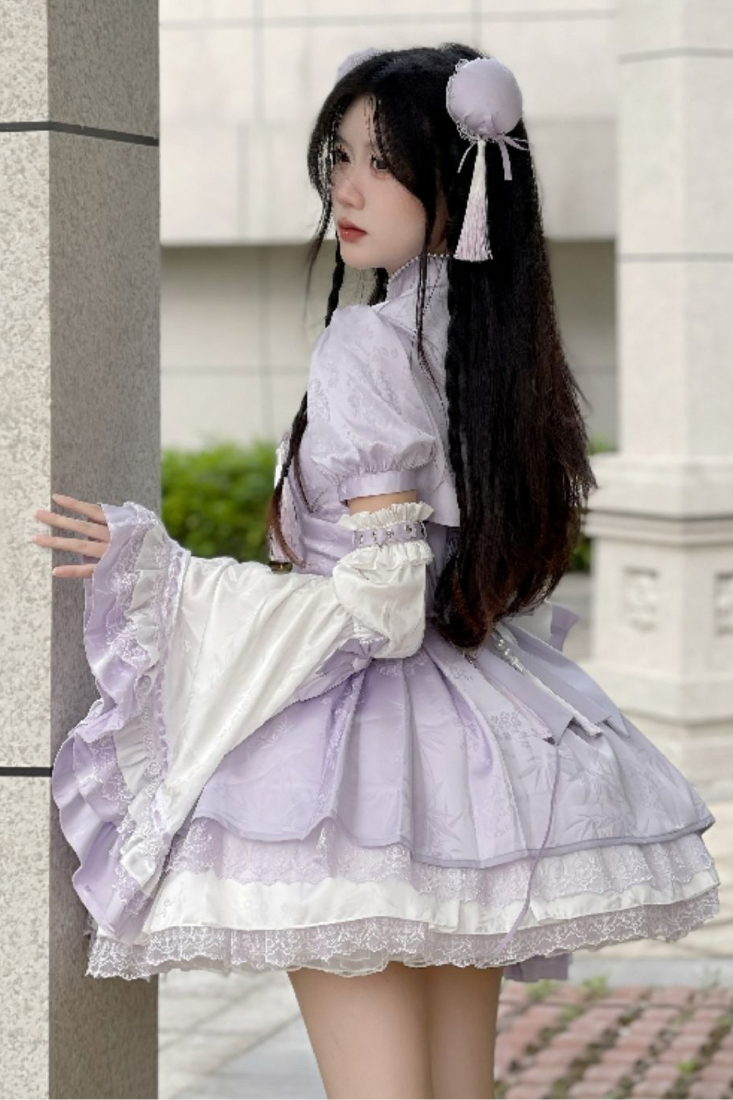 Chinese-style Smoky Lolita Dress