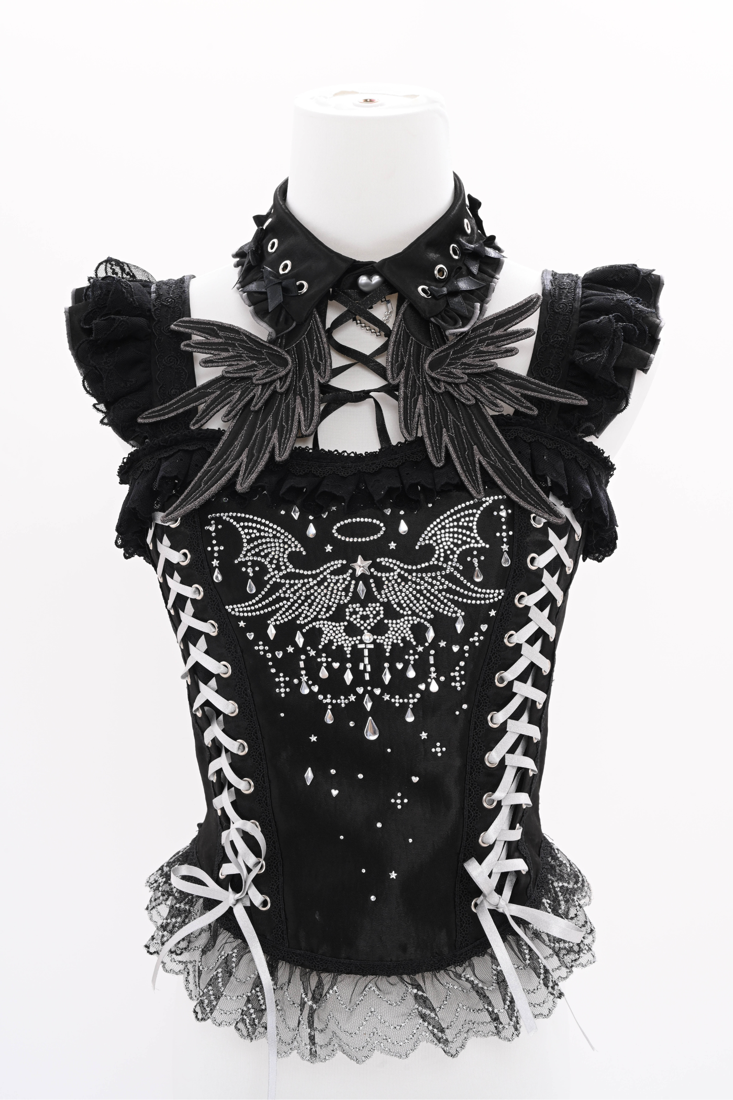 Metallic Angel Rhinestone Top