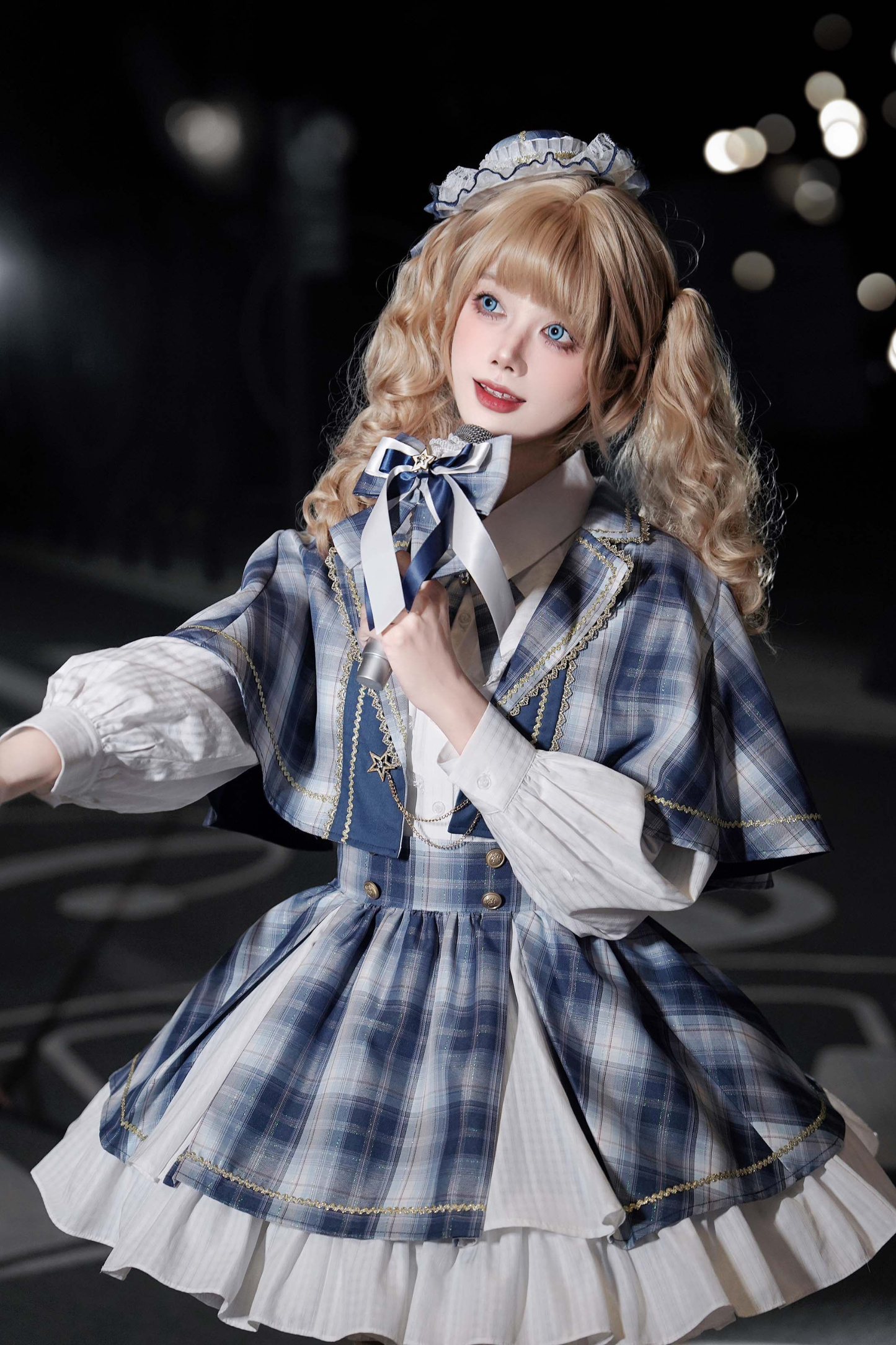 Starlight Idol Cosplay Cape + Shirt + Skirt + Leg Warmers