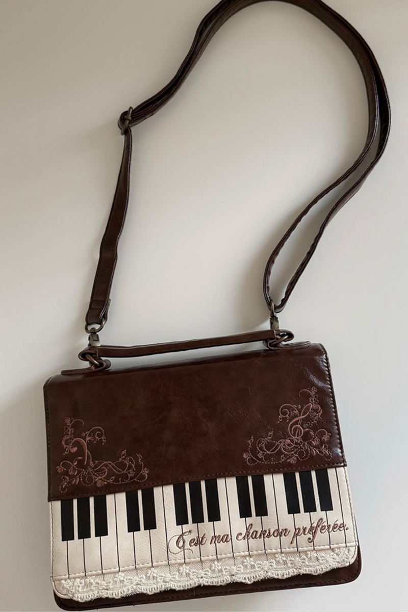 Literary Piano Shoulder Bag
