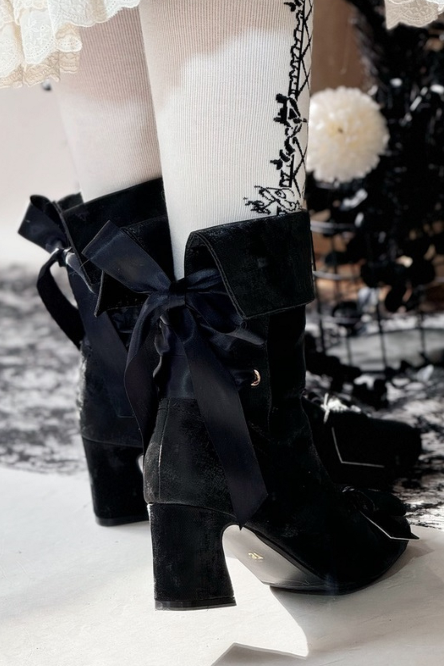 [pre-order] Mid-heel Lolita Boots