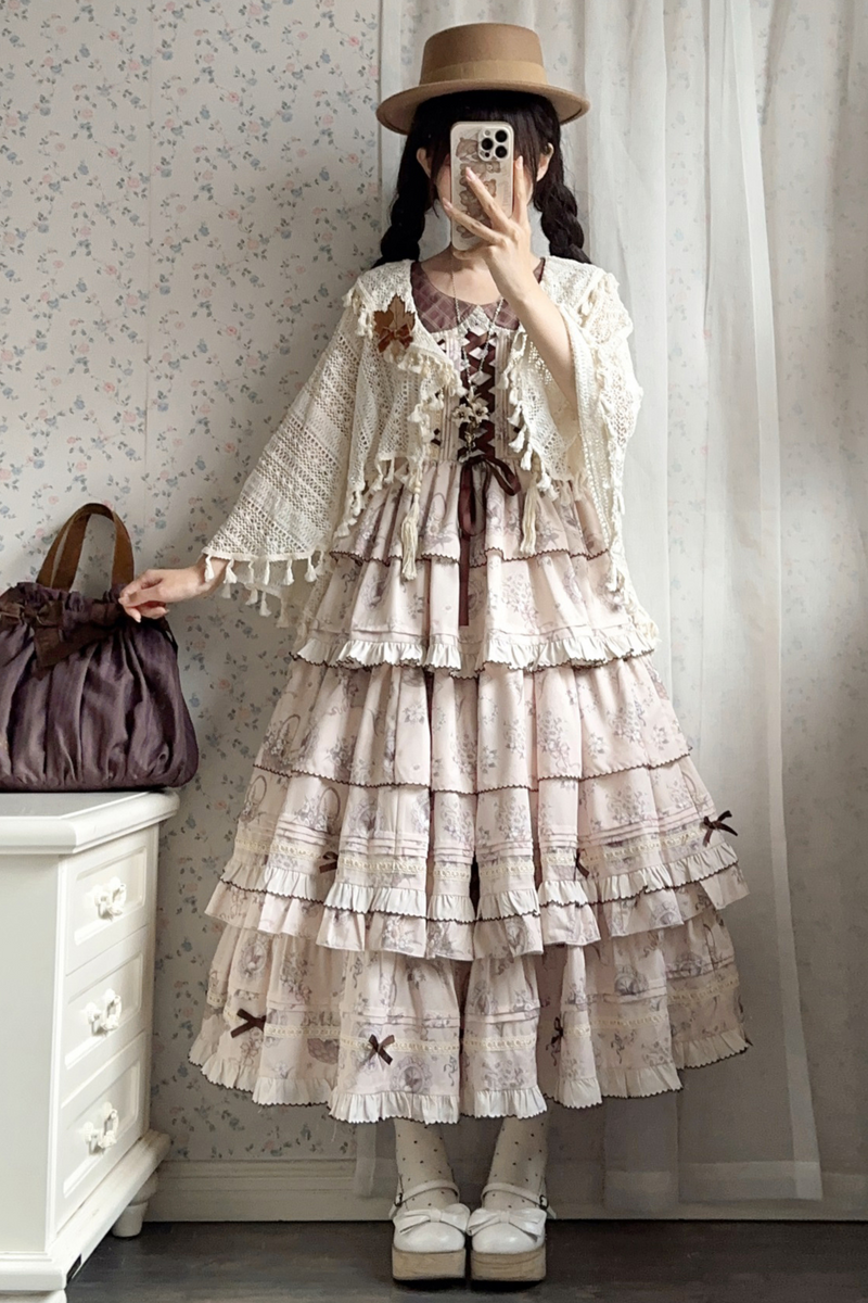 Bunning Time Lolita Dress + Doll Cardigan