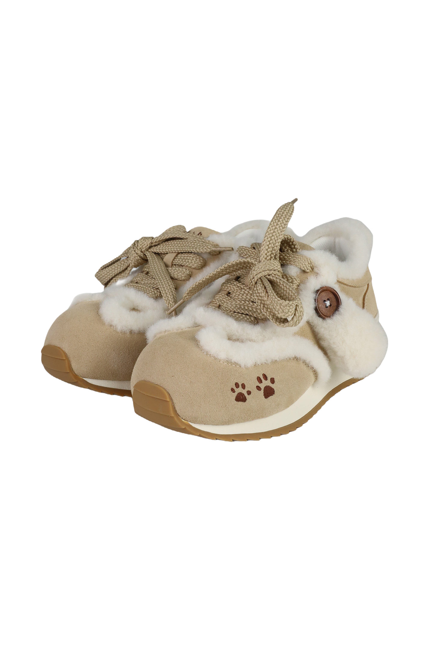 Fur Round Sweet Sneakers