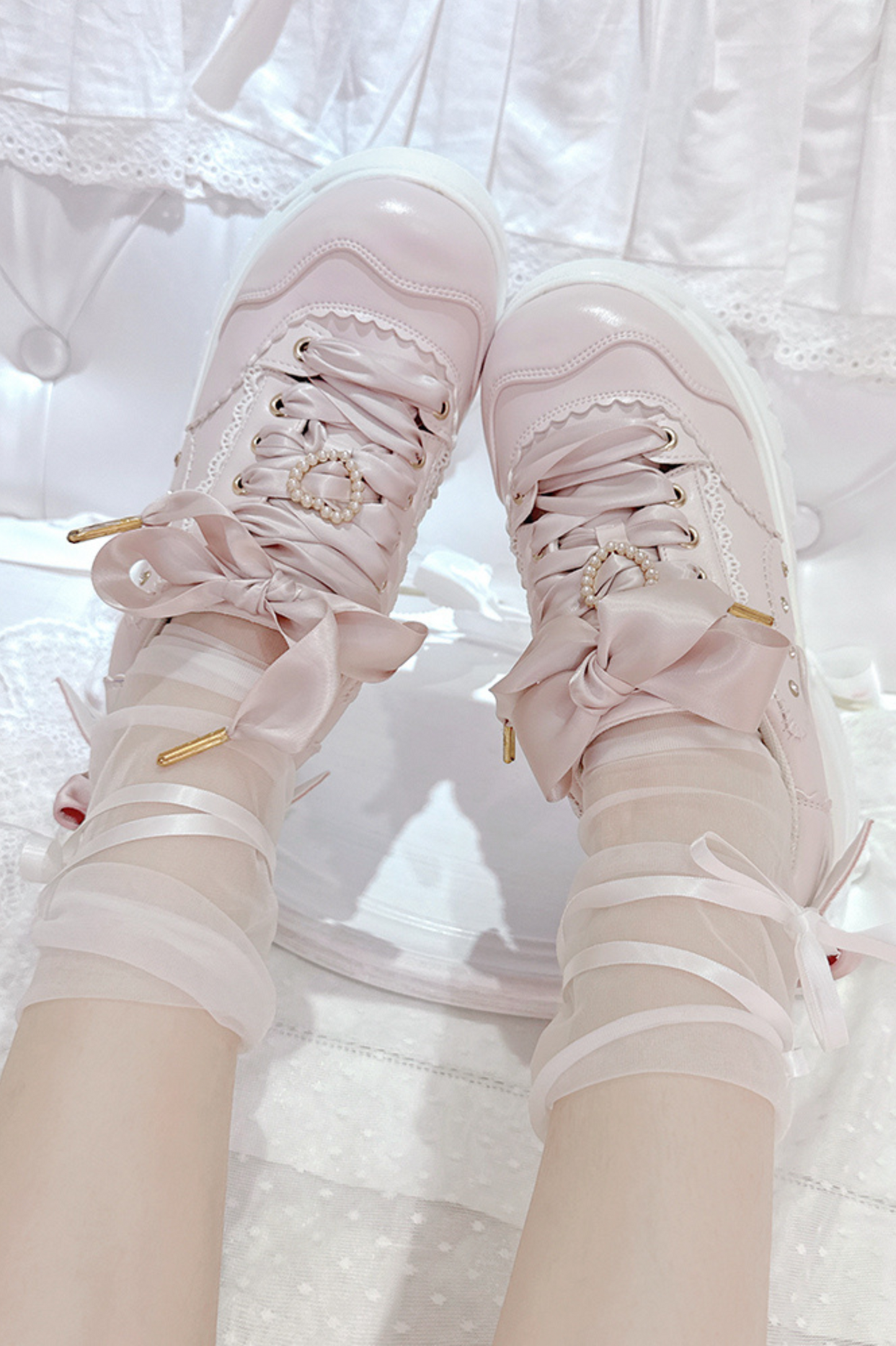 Heart Bubble Muffin Shoes