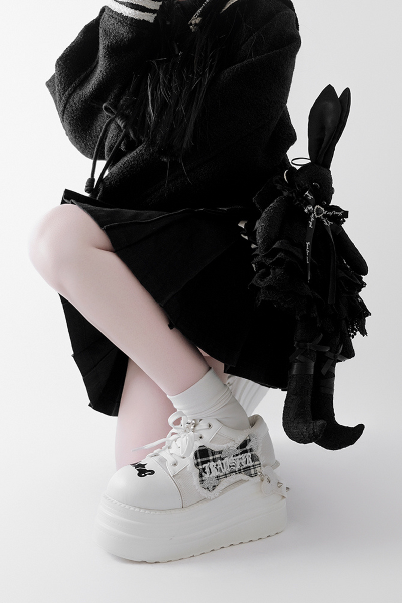 Rock and Roll Subculture Platform Sneakers