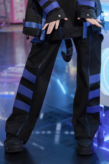Subculture Cyber Jacket + Shorts + Long Pants + Leg Warmers + Cat Hair Accessory + Tail