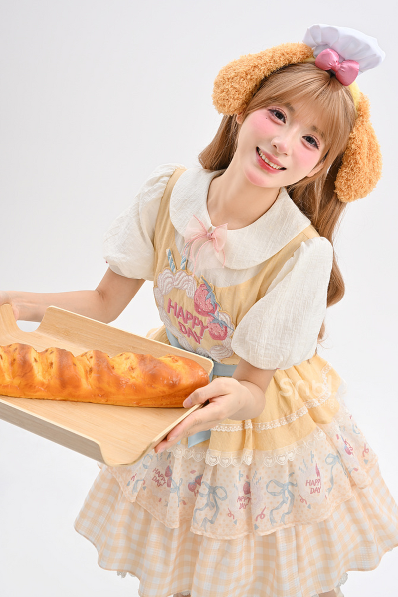 [pre-order] Daily Ribbon Tiered Doll Light Lolita Dress