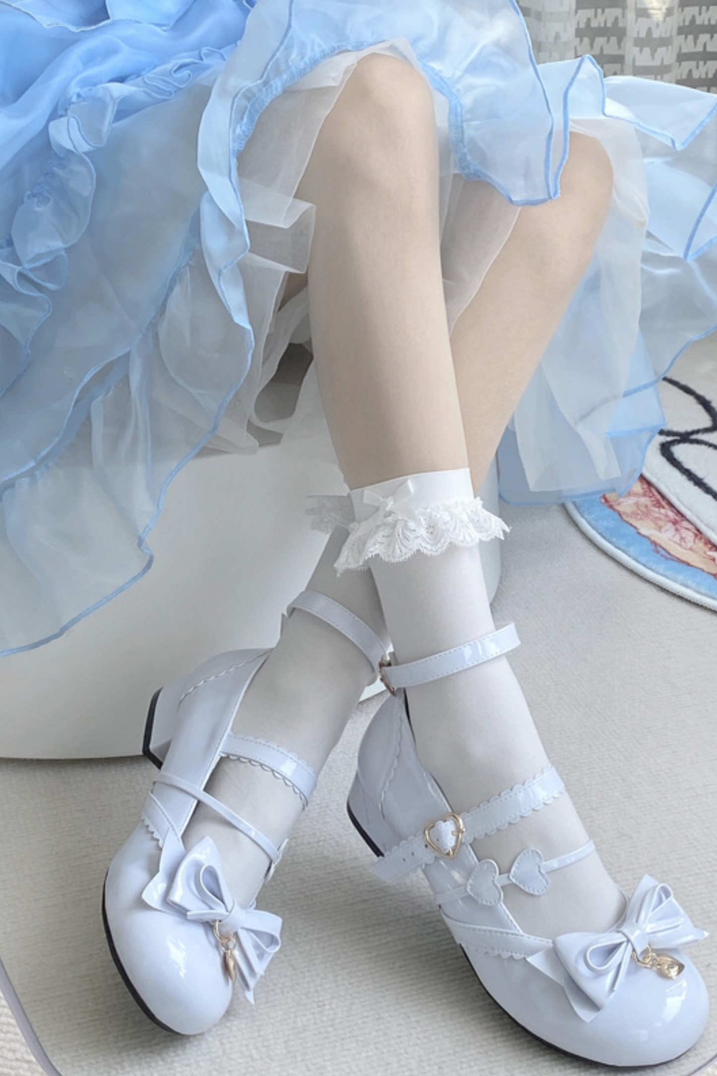 Biscuit Lolita Heel Round Toe Shoes