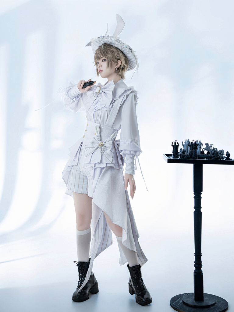 White Moon Rabbit Prince Set