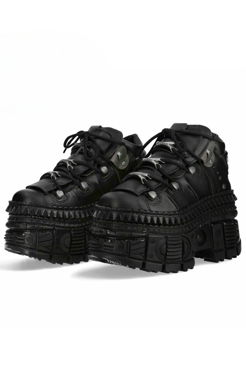 Y2k Dark Mode Design Platform Sneakers