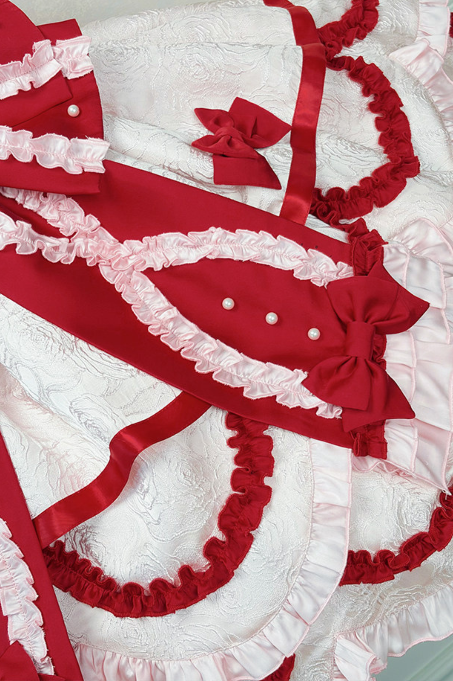 [pre-order Deadline: April 3] Sweet Ruffled Lolita Princess Ribbon Dress