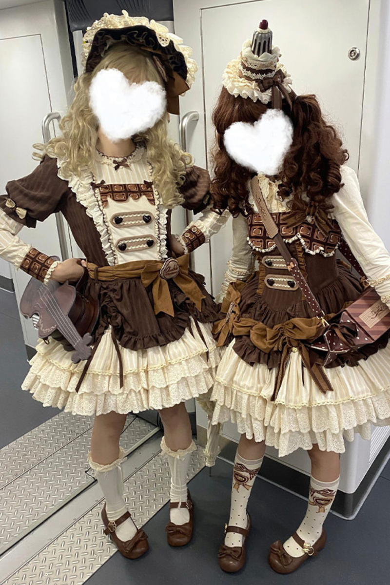 Hazel Doll Lolita Dress + Jumper Skirt + Bonnet + Hat + Necklace