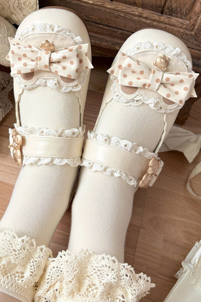 Retro Polka Dot Lolita Shoes