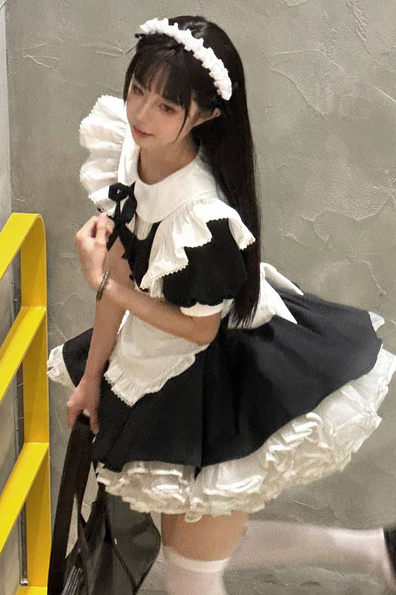 Glass Doll Maid Lolita Dress + Apron