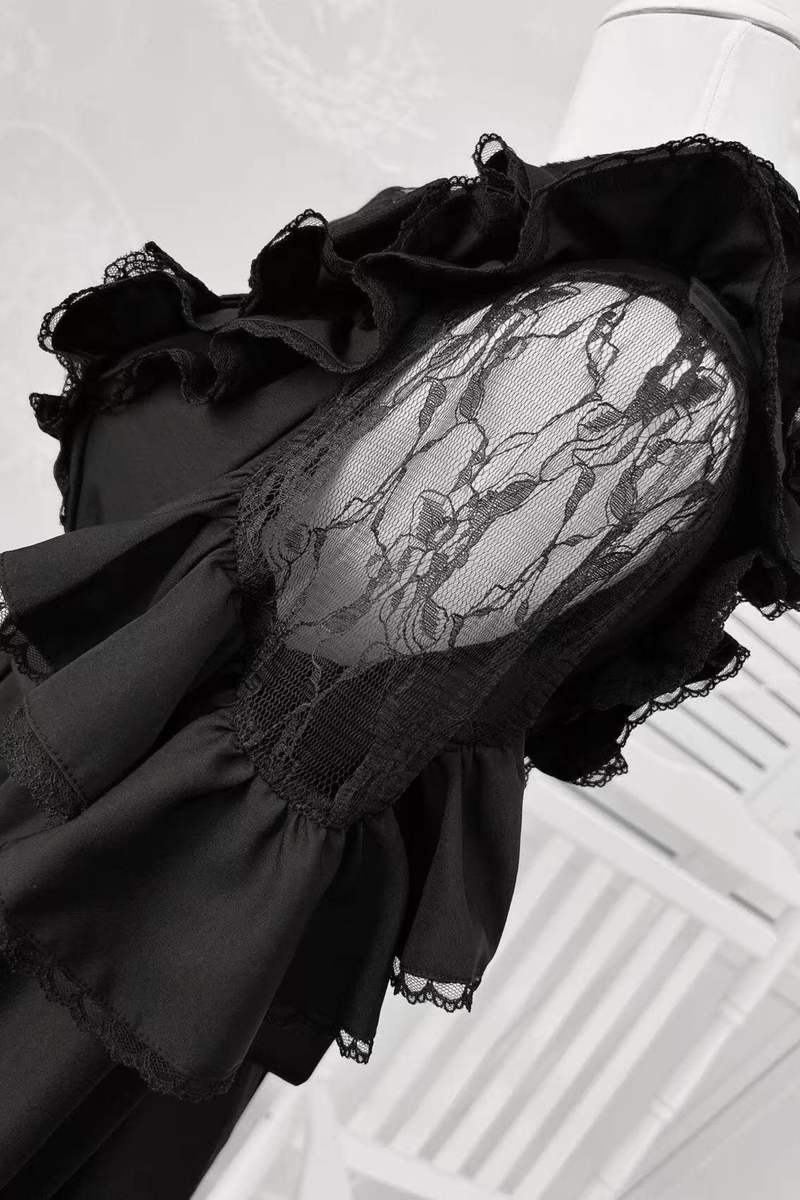 Lace Off Shoulder Design Dress + Shorts