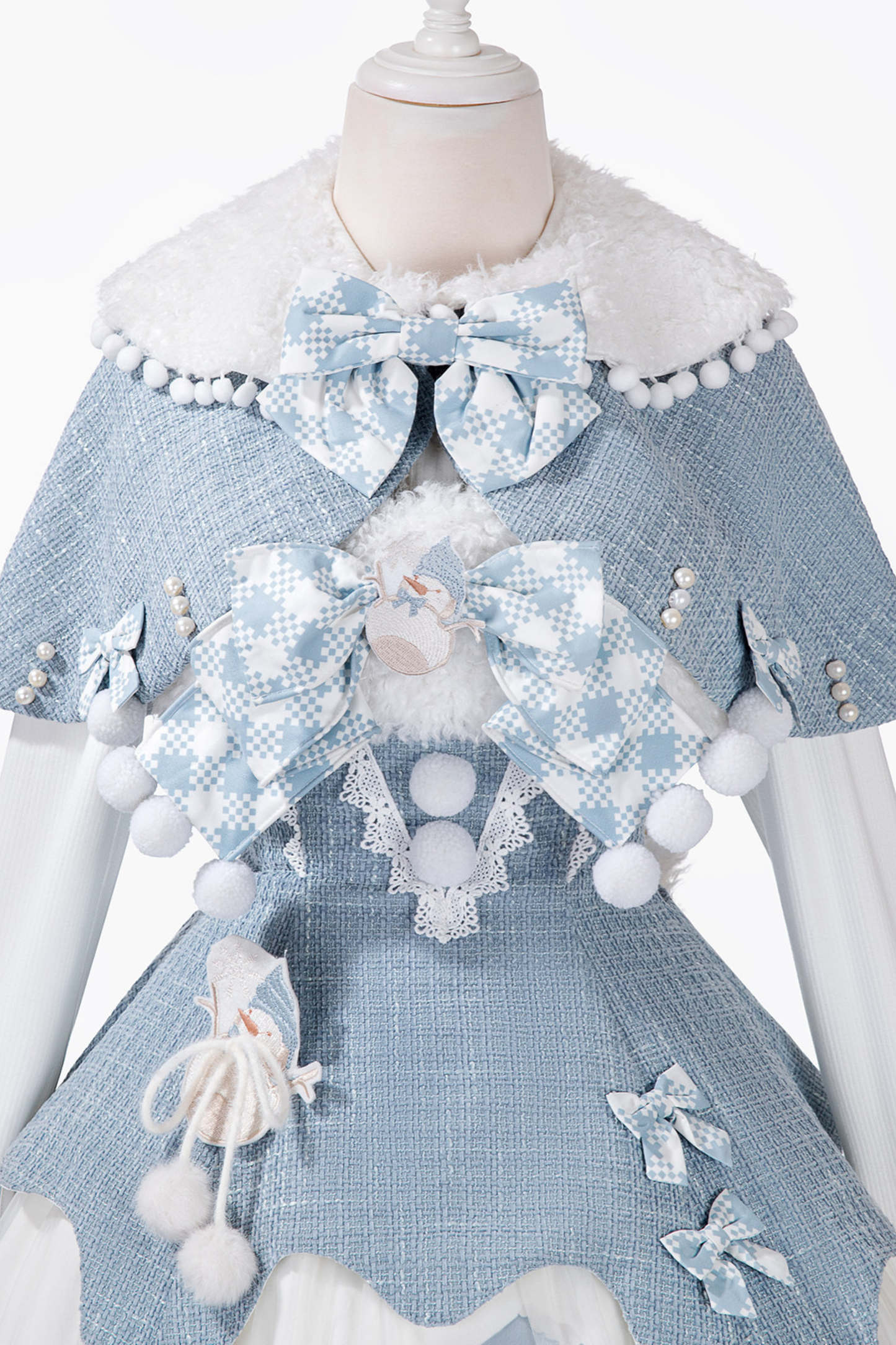 Snow Island Lolita Dress + Top + Shawl