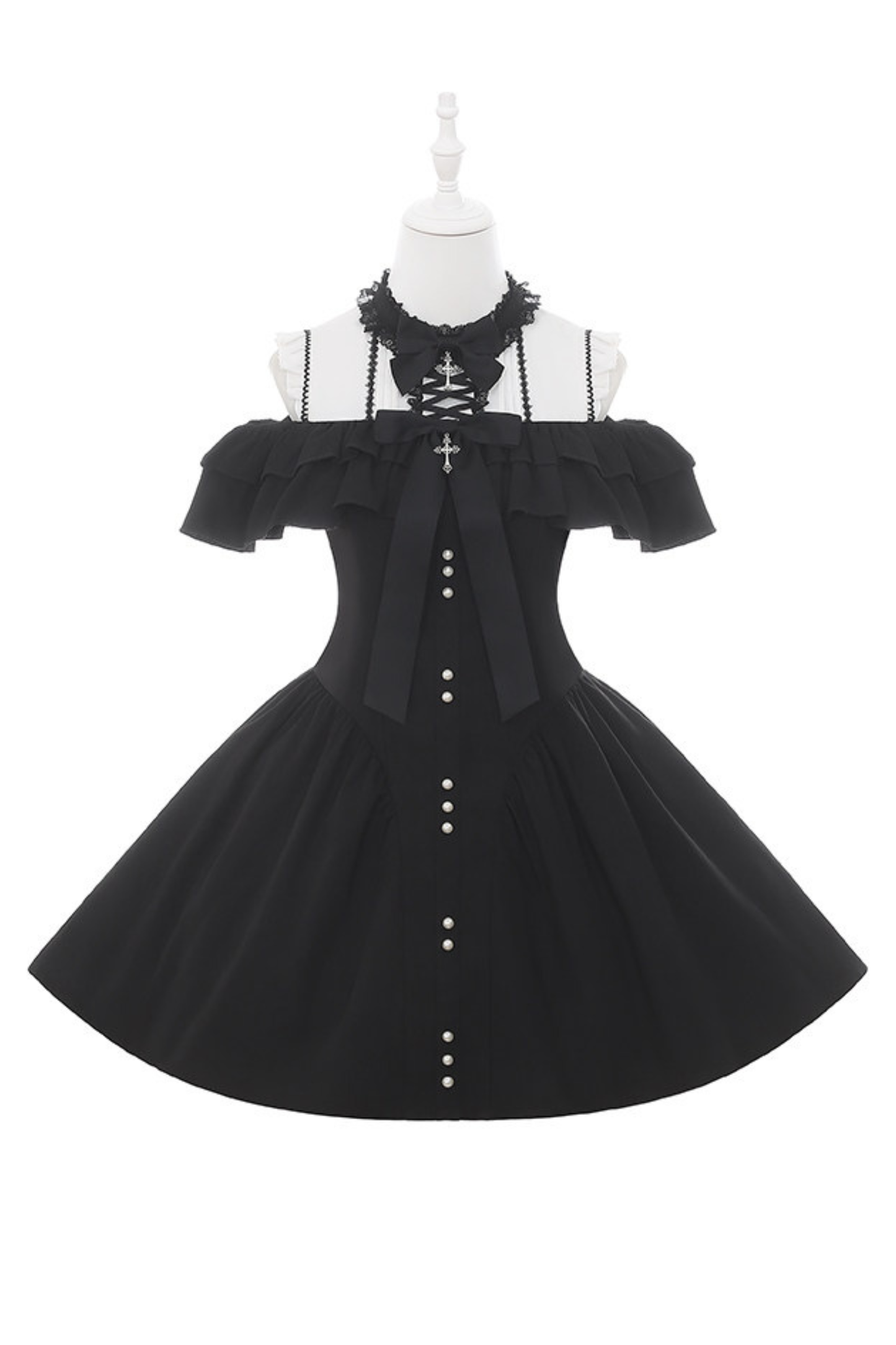 Off-shoulder Dark Sweet Dress