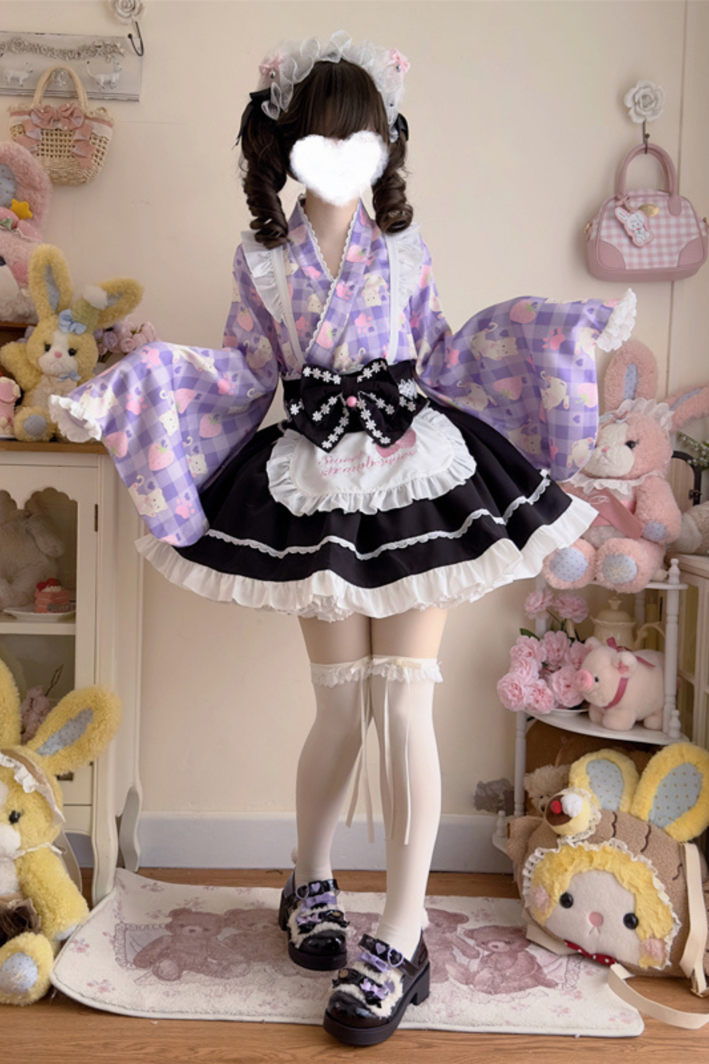 [pre-order] Strawberry Retro Cafe Japanese Lolita Dress
