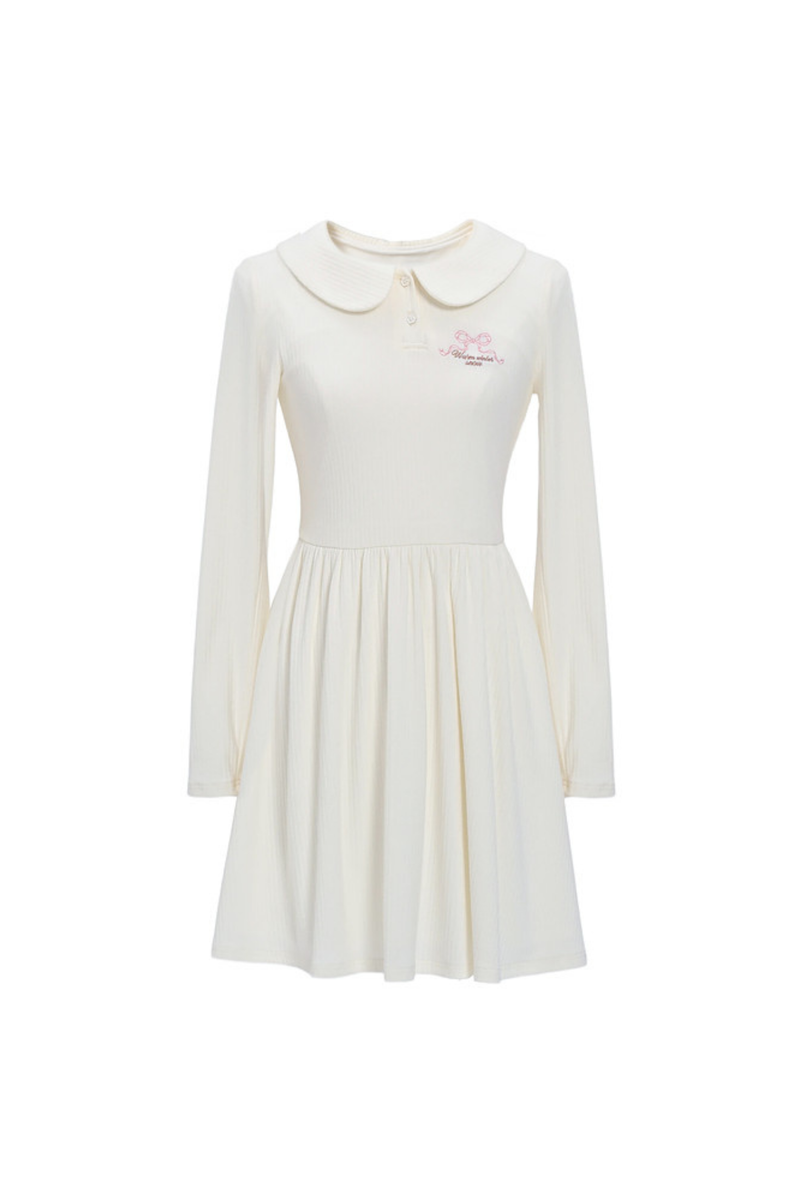 Milk Doll Color French Knit Dress