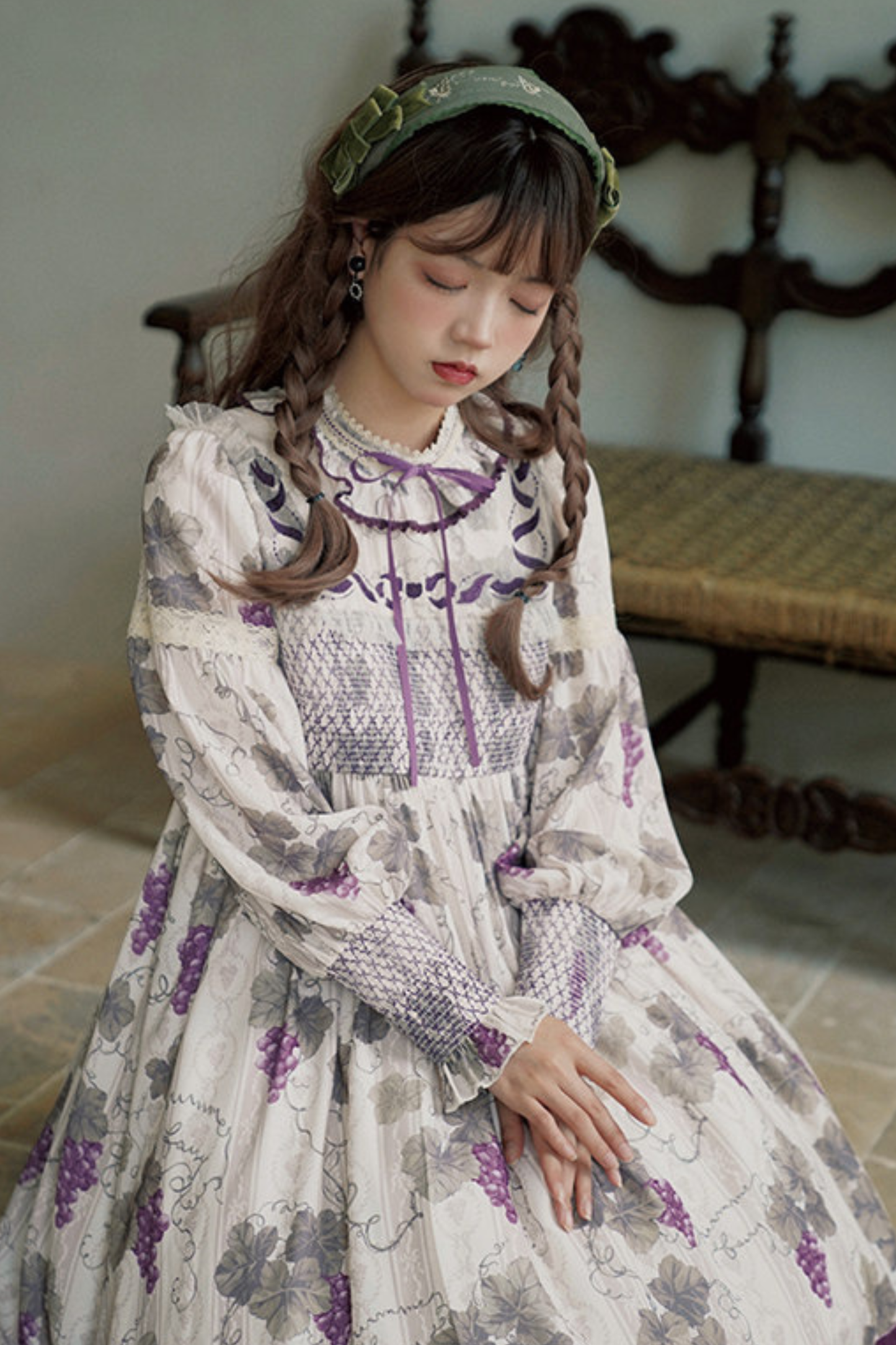 Retro Flower Lolita Dress