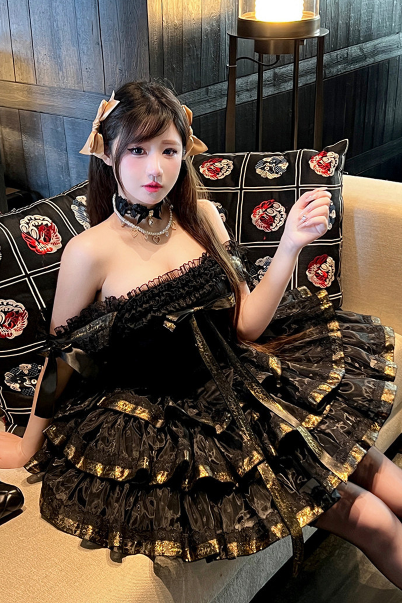 Sweet Princess Lolita Dress + Big Ribbon