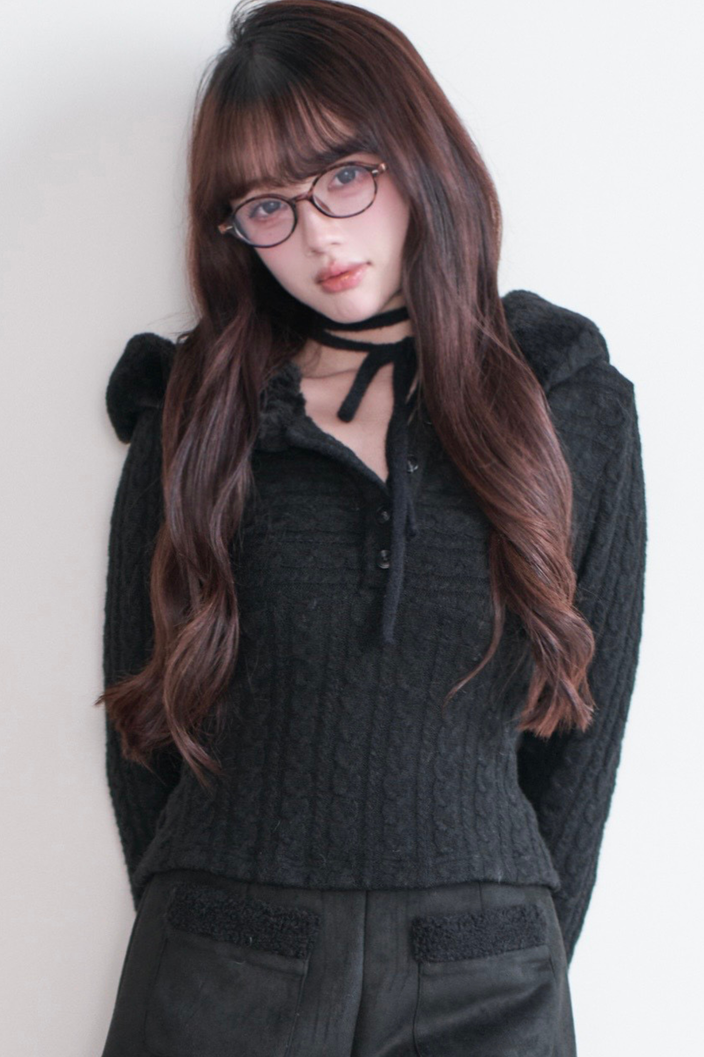 Cable Knit Top + Tiered Skirt