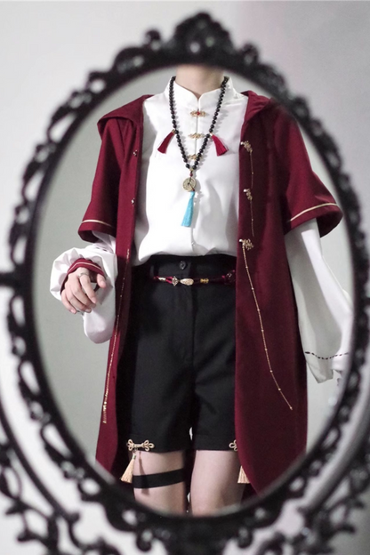 Bunny Hood Prince Outerwear + Shirt + Shorts