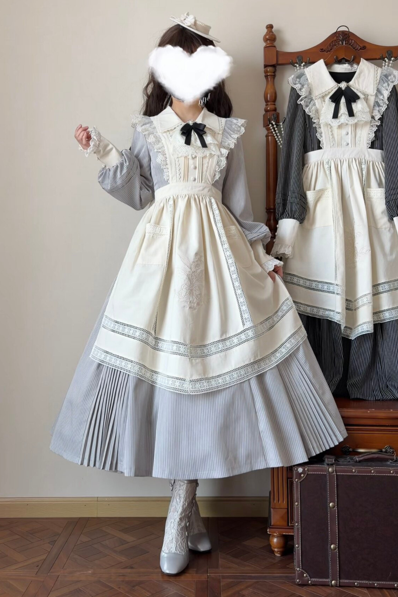 Retro Lolita Dress + Apron