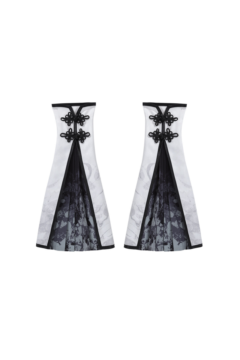 Chinese-style Top + Skirt + Camisole Dress + Leg Warmers