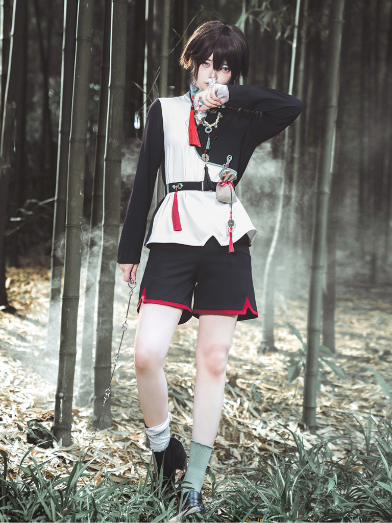 White Chinese-style Prince Lolita Set